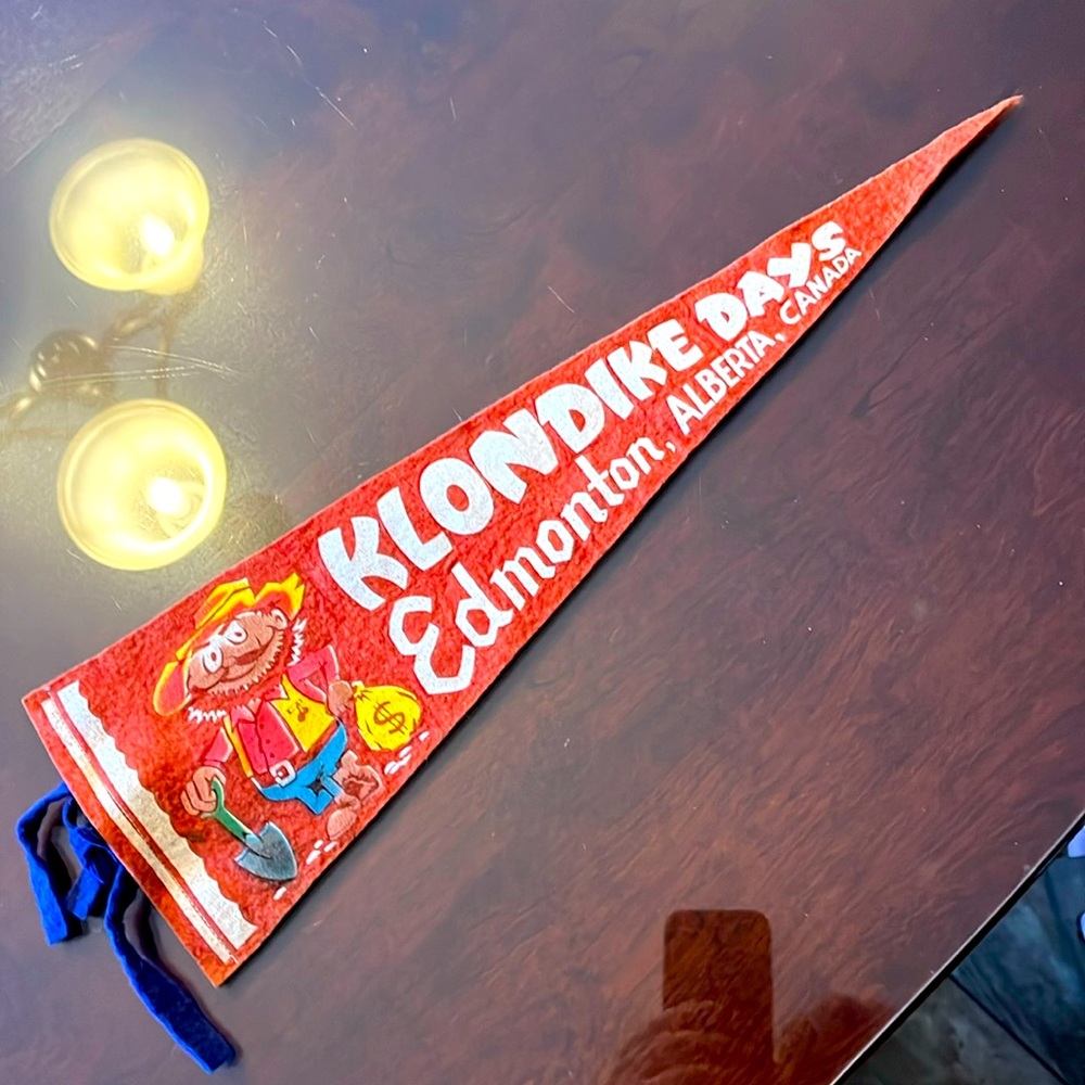 Klondike Days pennant from Edmonton Alberta.